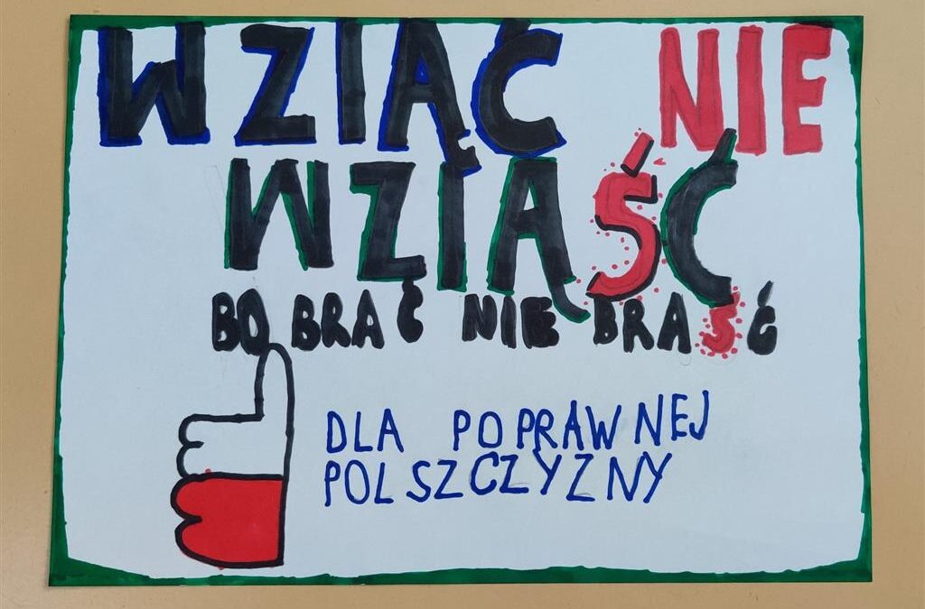 W naszym domu dbamy o poprawną polszczyznę