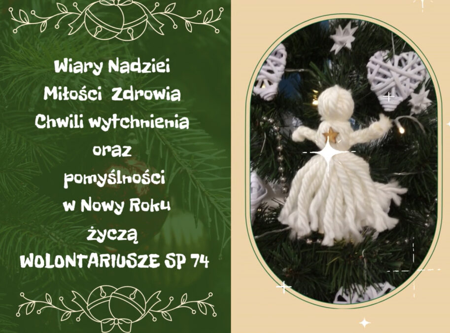ŚWIĄTECZNE ŻYCZENIA od wolontariatu
