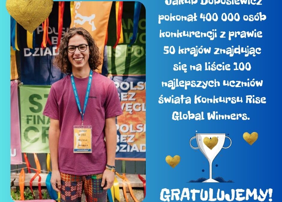 Wielki sukces Kuby – naszego absolwenta