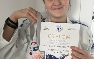 II miejsce Zuzi w turnieju JUDO