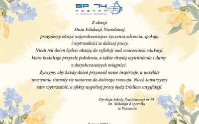 Życzenia z okazji dnia edukacji narodowej